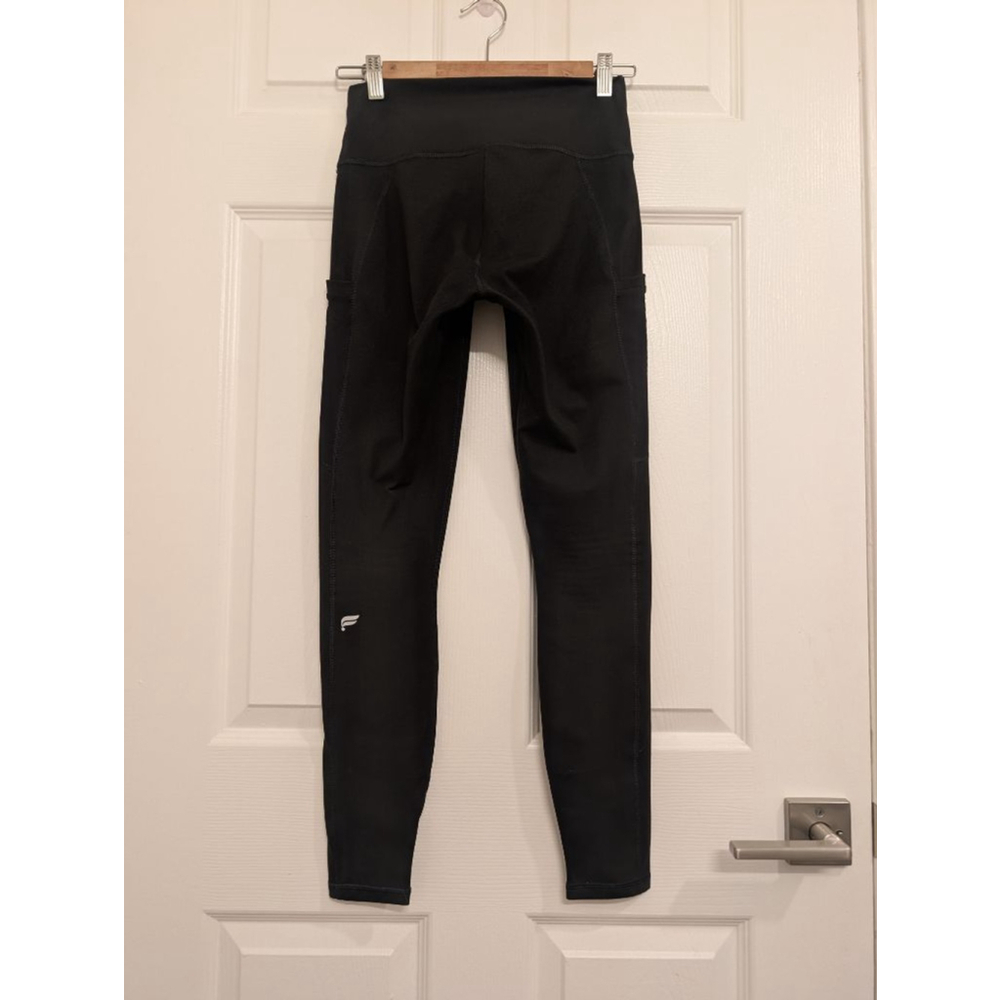 Fabletics PowerHold Black Leggings Oasis PureLuxe High-Waisted Legging 7/8 Sz S - Picture 2 of 9